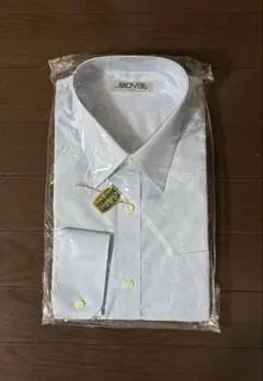 Moval 長袖ワイシャツ　薄いブルー