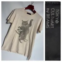 TOKYOCULTuART by BEAMSビームスクロネコ黒猫イラストTシャツ