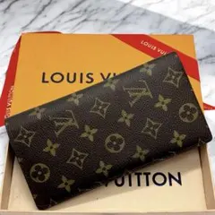 極美品　ルイヴィトン　モノグラム　ポルトフォイユ・ブラザ　長財布　二つ折り