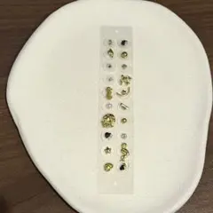 耳つぼジュエリー　ゴールド夏のキラキラ１シート