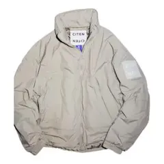 CITEN×TAIONライトグレー ダウンジャケット