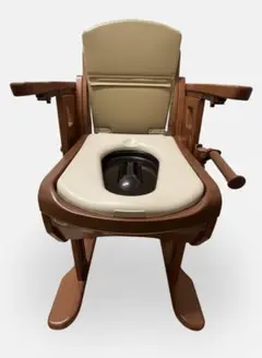 介護用椅子 ポータブルトイレ付き ブラウン パナソニック Panasonic