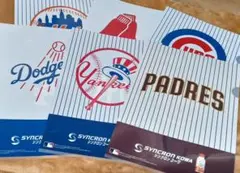 MLB メジャーリーグ クリアファイル 全6種 大谷翔平