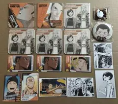 ハイキュー!! 田中龍之介 コースター　スナップマイド　缶バッジ