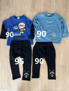 アンパンマン　トレーナー　ロンT ボトムス