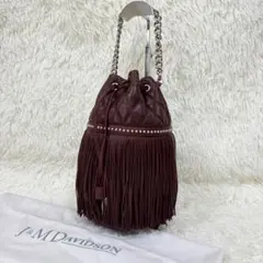 ジェイアンドエムデヴィットソン カーニバル フリンジ キルティング ハンドバッグ