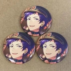 【匿名配送】 あんスタ fine 伏見弓弦 シャッフル 缶バッジ 3点セット