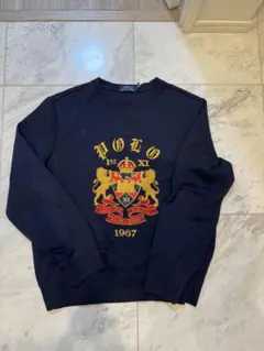 POLO LAUREN ラルフローレン　トレーナー　スウェット　M ネイビー