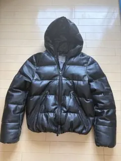 レザー ダウンジャケット