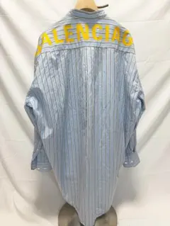 《美品》バレンシアガ バックロゴ ボウタイブラウス サイズ36 レディースのサムネイル
