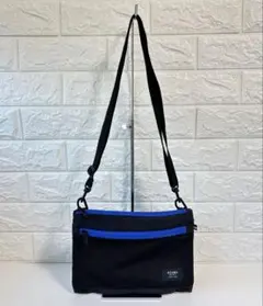BEAMS ビームス メッシュ コンビ サコッシュ ショルダーバッグ 軽量 黒