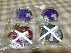 サンリオ ガチャガチャ キラキラ透明メタルチャーム