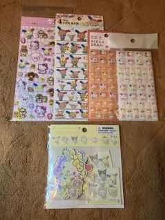 【シール5セットまとめ売り】サンリオ　ウサハナ　正規品