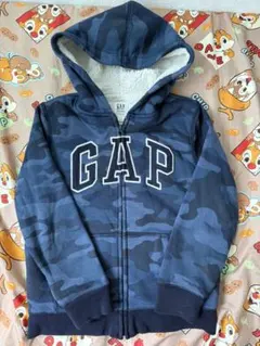 GAP Kids 迷彩柄フード付きパーカー Sサイズ 120cm