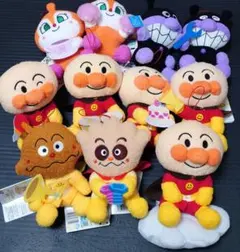 アンパンマン ころふわ ぬいぐるみ ドキンちゃん バイキンマン他 11体セット