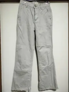 グレー フレア デニム パンツ ジーンズ デニム素材【美品】