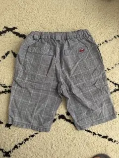 ファミリア　チェック柄 ハーフパンツ 120