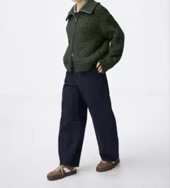 GU☆バレルレッグジーンズ　丈短め68㎝