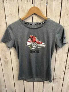 □converse オールスター　グレー　tシャツ