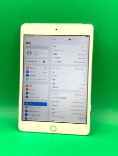 美品iPad mini 第4世代 Wi-Fi+4G 16GB 最大容量100%