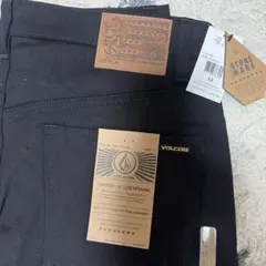 VOLCOM SOLVER デニムパンツ ブラック サイズ32