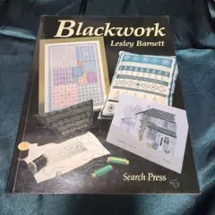 洋書　刺繍　Blackwork Lesley Barnett　ブラックワーク