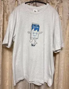 GU ミルクパックTシャツ Lサイズ ライトグレー