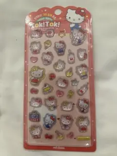 韓国限定　サンリオ　　3Dぷっくりシール　キティ