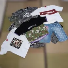 140センチと130センチBABYDOLLと他の Tシャツ 等11点まとめ売りのサムネイル