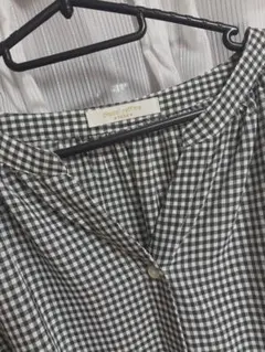 chocol raffine robe チェック柄 バンドカラーシャツワンピース