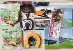 競馬場　ノベルティグッズ11点セット！メモ帳　ステッカー　タオル　ライスシャワー