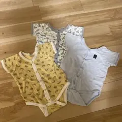 ベビー 半袖 肌着 ロンパース 3点セット 70