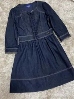 美品　バーバリー　ブルーレーベル　デニム　ワンピース