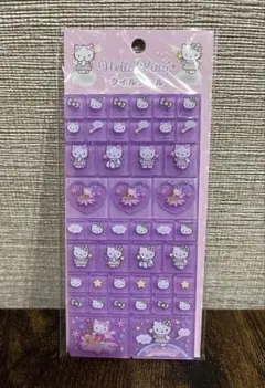 【正規品】ハローキティ タイルシール フェアリー パープル