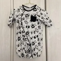 パンダ柄 長袖ツーウェイ・ドレスオール