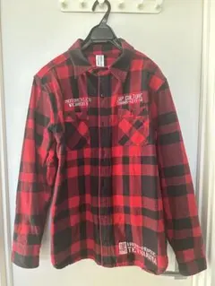 バイカー用フランネルシャツ