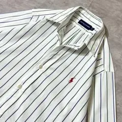 S*郎様 90s RALPH LAUREN コットン BD シャツ ストライプ