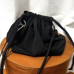 CIAOPANIC TYPY 巾着ショルダーバッグ ブラック