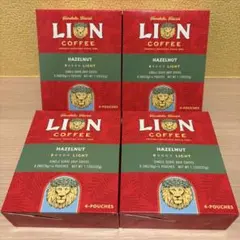 【未開封】LION COFFEE HAZELNUT ヘーゼルナッツ4箱セットのサムネイル