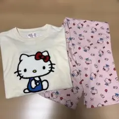 新品 サンリオ キティ ルームウェア パジャマ Lサイズ