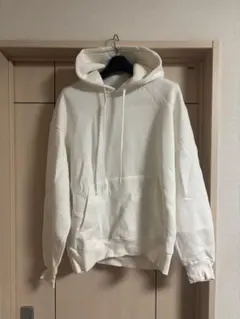ZARA ホワイト フード付きパーカー