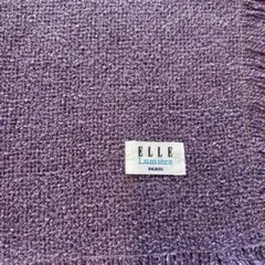 ELLE マフラー　パープル