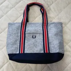 Fred Perry 付録品 トートバッグ グレー ネイビーのサムネイル