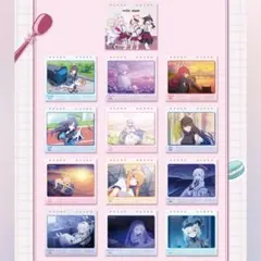 【中国限定】ブルーアーカイブ 次元波板糖 2025年カレンダー