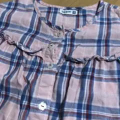 【RAGMART】120cm チェックシャツ ピンク