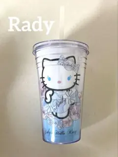 Rady キティちゃんストロータンブラー（水色）