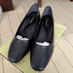 fuwaraku ブラック パンプス 24.0cm　箱付き