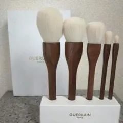新品 ゲラン メイクブラシ 5本セット 木製ハンドル 限定 ノベルティ 箱