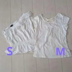 MANGO/ZARA 白トップス 2枚セットのサムネイル