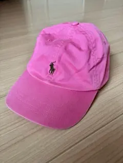 POLO Ralph LAUREN 古着 6パネルキャップ ポニー ピンク